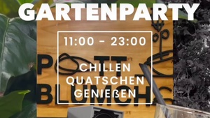 Gartenparty im Pottblümchen