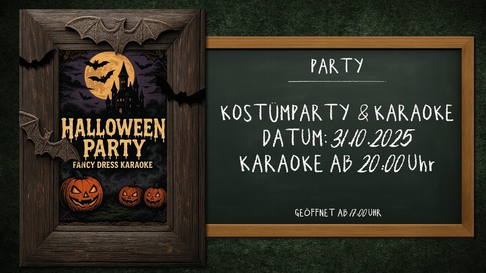 HALLOWEEN PARTY - KARAOKE x KOSTÜME