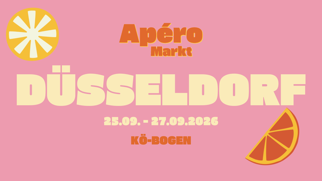 Apéro Markt Düsseldorf - Das Aperitif-Sommer-Pop-Up 25. – 27.09.2026