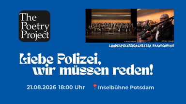 Liebe Polizei, Wir. Müssen. Reden.