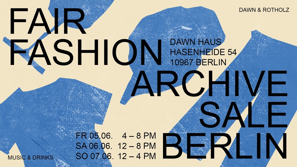 FAIR FASHION ARCHIVE SALE BY DAWN X ROTHOLZ