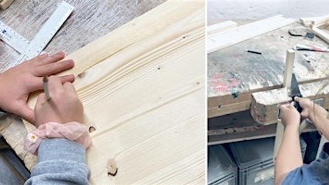 Pfingstferien-Workshop: Holzwerkstatt: Tischhockey I Für  6- bis 10-jährige Schulkinder