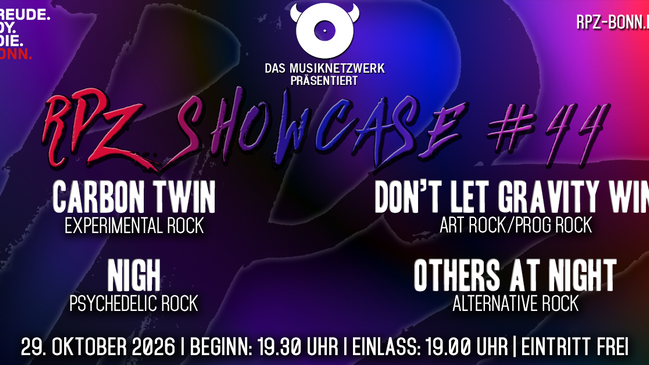 Das Musiknetzwerk präsentiert: RPZ Showcase #44