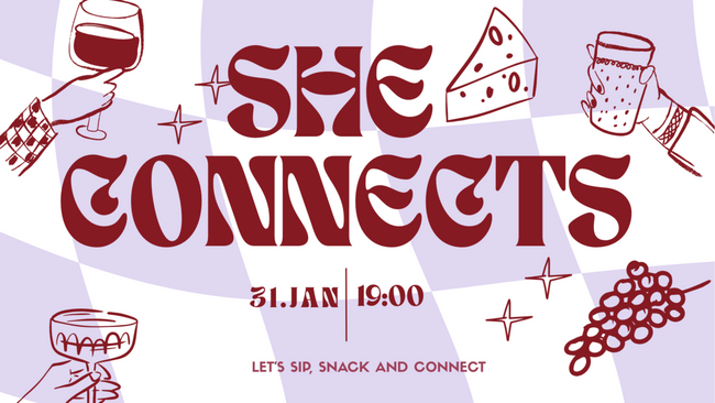 she connects - Wine Tasting & Speedfriending