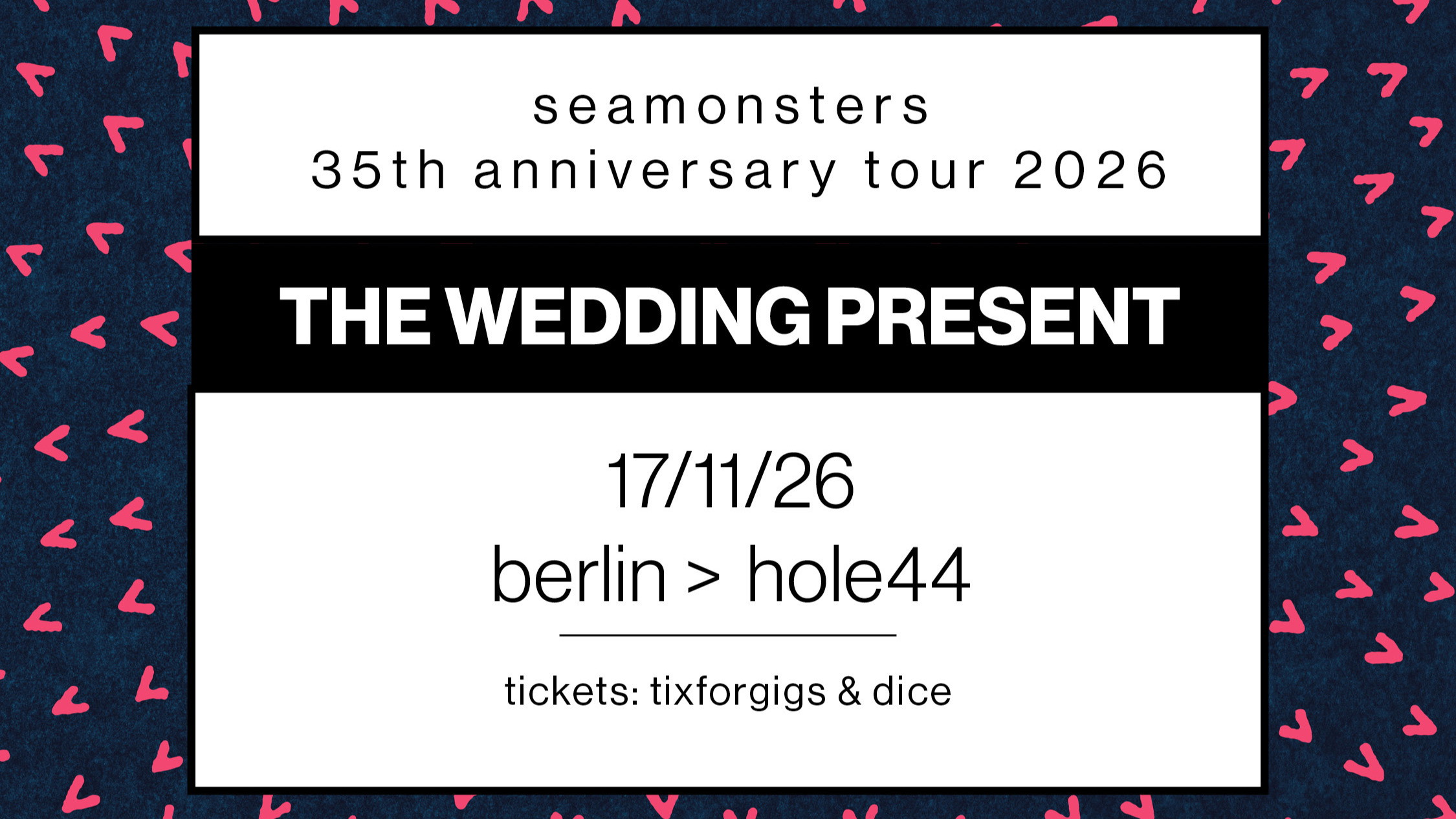 The Wedding Present: Seamonsters 35th Anniversary Tour 2026
