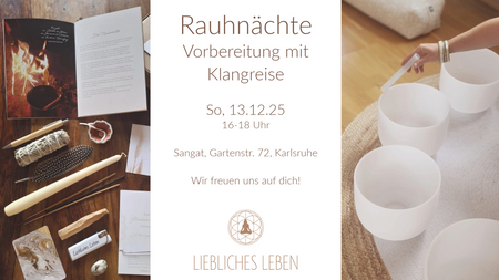 Rauhnächte Retreat mit Klangschalenmeditation