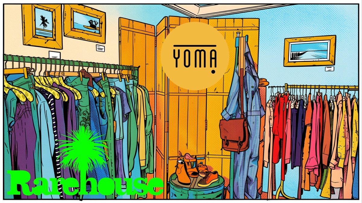 RAREHOUSE x YOMA | Pop-Up-Boutique | Belg. Viertel, Köln | Fr., 24.04.2026 11-18h & Sa., 25.04.2026 von 11-18h