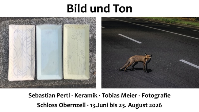 "Bild und Ton" Sebastian Pertl (Keramik) & Tobias Meier (Fotografie)