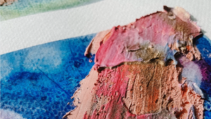 Water & Walls I Aquarell-Strukturpaste