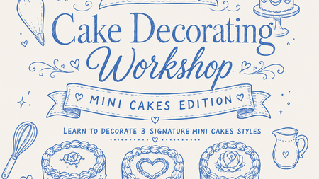 Mini Cakes Workshop in English