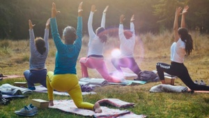 Yoga im Park