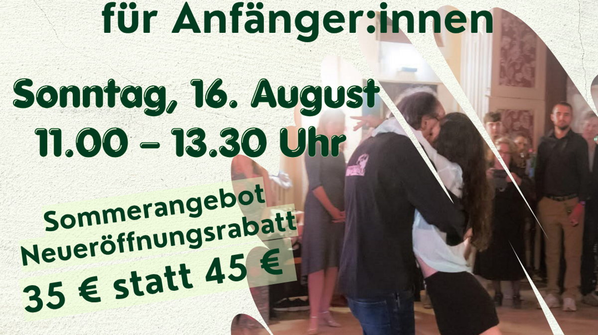 Tango Center Heidelberg: Sommertango – Tango-Einsteigerworkshop im Somerville