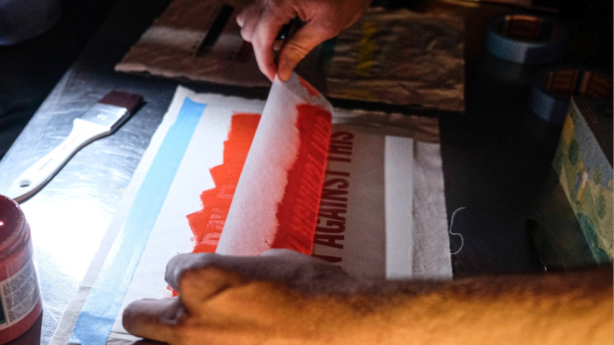 Titelbild der Veranstaltung Instant Screen Printing Workshop: Print Your Own Image