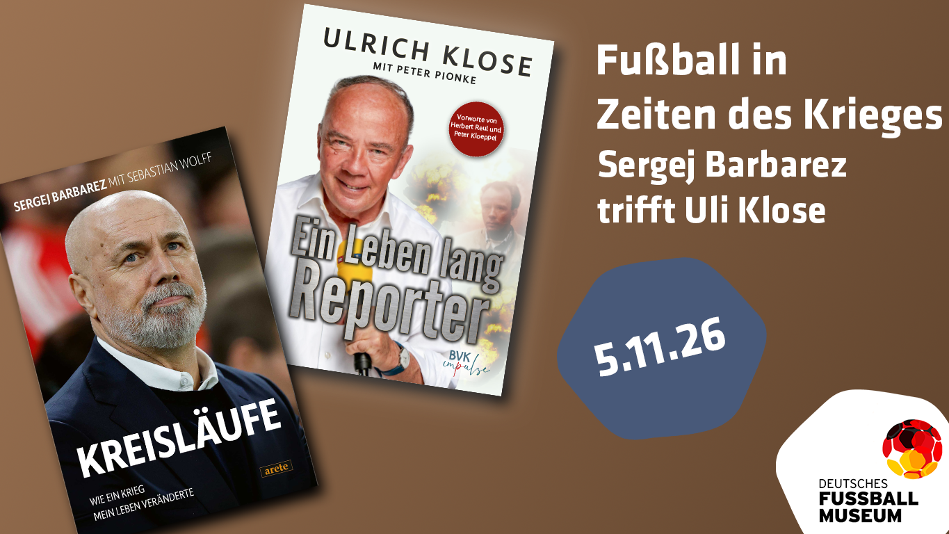 Fußball in Zeiten des Krieges: Sergej Barbarez trifft Reporterlegende Uli Klose