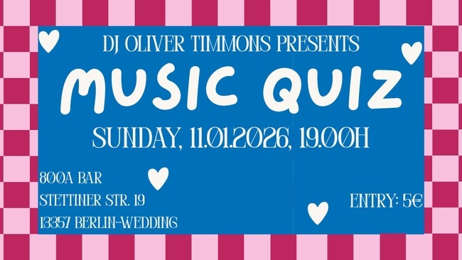Music Quiz in Berlin-Wedding