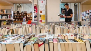 Bücherflohmarkt in der Zentralbibliothek