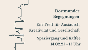 Spaziergang und Halt im Café