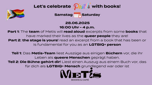Let's celebrate Pride with books! Feiern wir Pride mit Büchern!