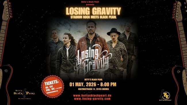 LOSING GRAVITY - Stadion Rock meets Black Pearl