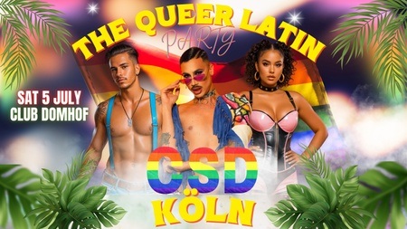 🏳️‍🌈 THE QUEER LATIN PARTY CSD EDITION 🪩 SWEAT, DANCE, CELEBRATE! 🌴