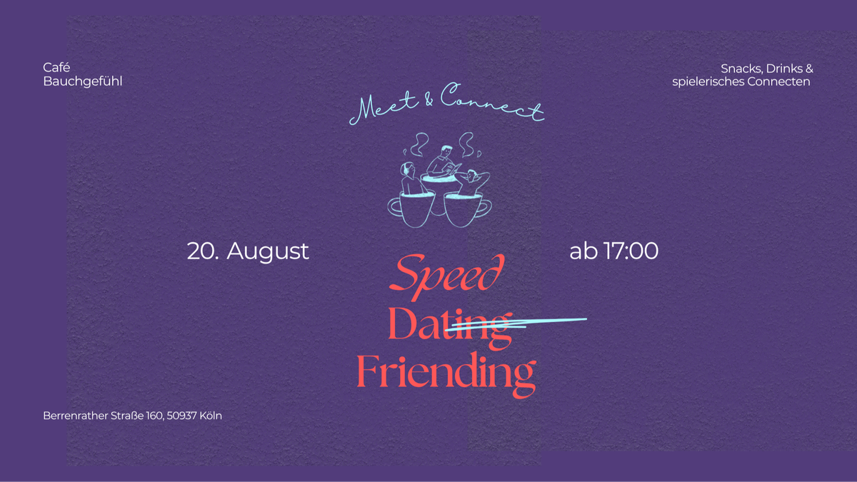 Titelbild der Veranstaltung Speed Friending