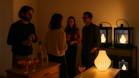 3D-Druck + Drinks — Drucke deine eigene Leuchte