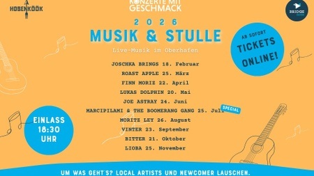 Musik & Stulle - Konzerte mit Geschmack