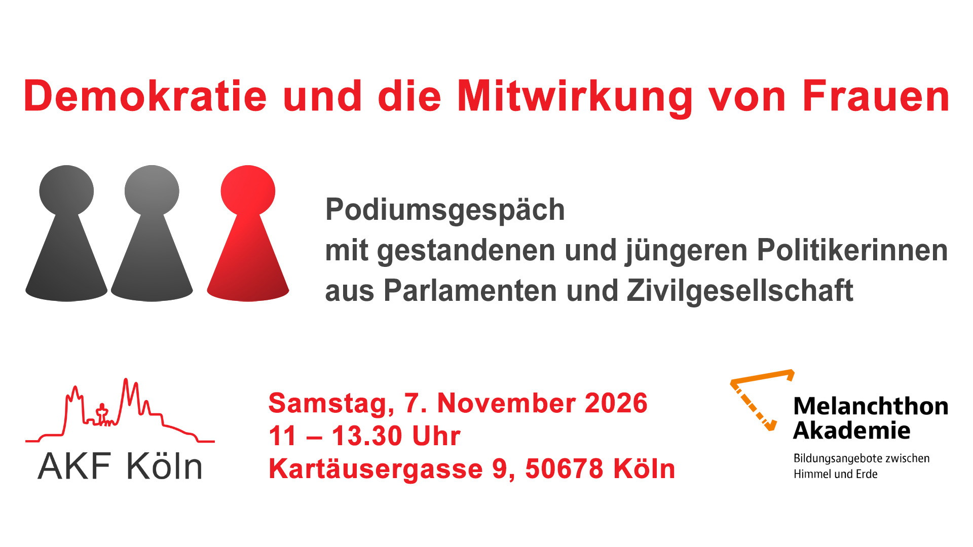 Demokratie und die Mitwirkung von Frauen
