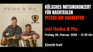 MitSingKunzät vür Naaksüüle, kostenloses Mitsingkonzert mit Heiko & Mo