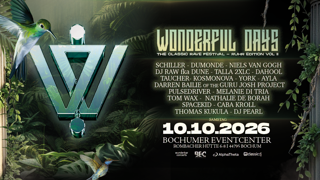 Wonderful Days - The Classic Rave Festival - Bochum Vol 2
