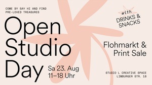 Open Studio Day mit Flohmarkt & Print Sale im Studio L