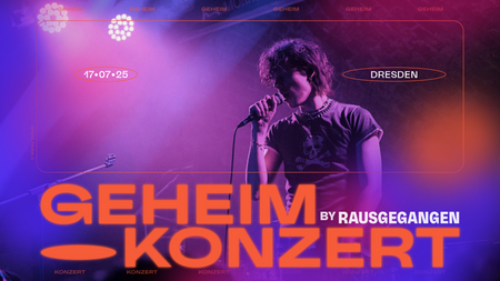 Geheimkonzert Dresden | SOMMERGEFÜHLE EDITION ☀️ by Rausgegangen