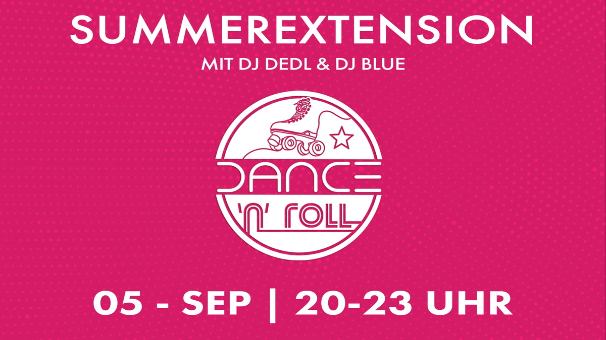 Titelbild der Veranstaltung ROLLERDISCO | Summerextension Party | Dance 'n' Roll