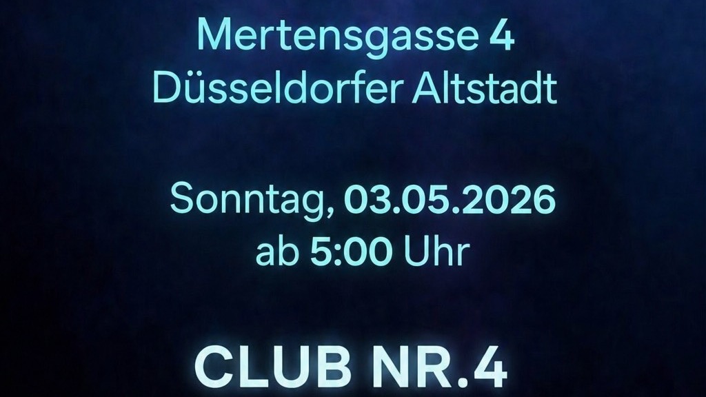 Afterhour Nr. 4