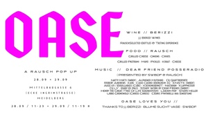 OASE X DEAR FRIEND RADIO