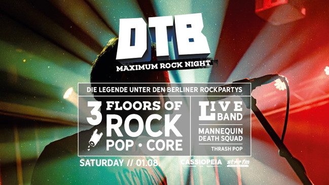 DTB Maximum Rock Night mit Mannequin Death Squad