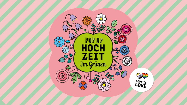 Pop Up Hochzeit im Grünen