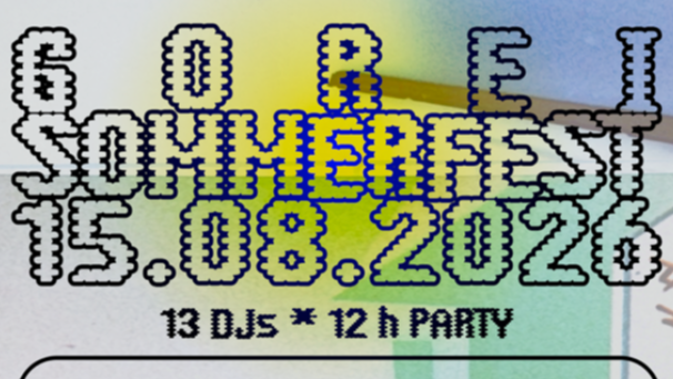Titelbild der Veranstaltung GoRei Sommerfest Open Air at Fatcat & Goldener Reiter