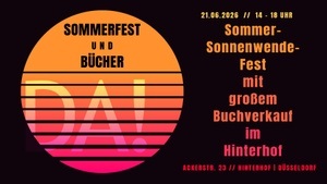 Sommersonnenwende-Fest mit großem Buchverkauf im Hinterhof