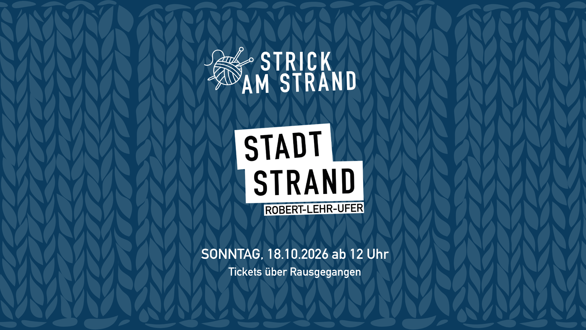Strick am Strand