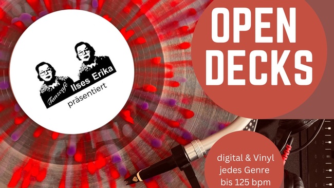 OPEN DECKS im Ilses Erika Biergarten - der musikalische Kneipenabend im Freien!