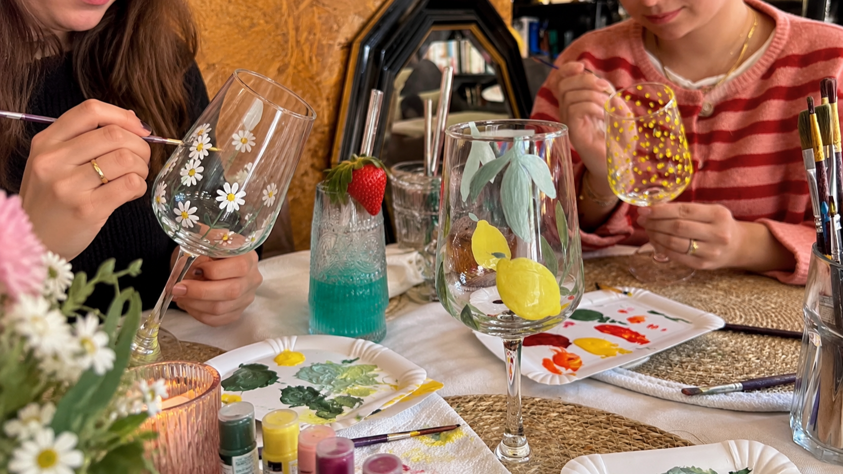 Wine Glass Painting – Gestaltet euer Lieblingsglas