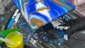 Malworkshop Acryl Pouring Techniken – STARTER I | Kreatives Acryl Pouring Erlernen