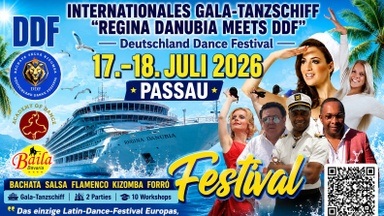 Internationales Gala-Tanzschiff "Regina Danubia meets DDF"  Deutschland Dance Festival