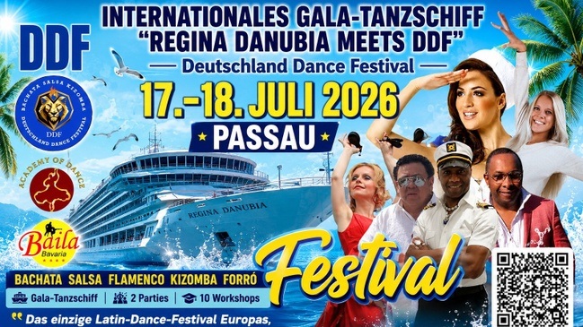 Internationales Gala-Tanzschiff "Regina Danubia meets DDF"  Deutschland Dance Festival