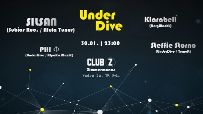 UnderDive w/ SILSAN (Subios Rec.), Klarabell, PHI Ф & Steffie Storno