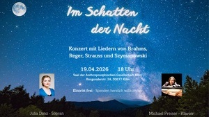 Im Schatten der Nacht - Liederabend