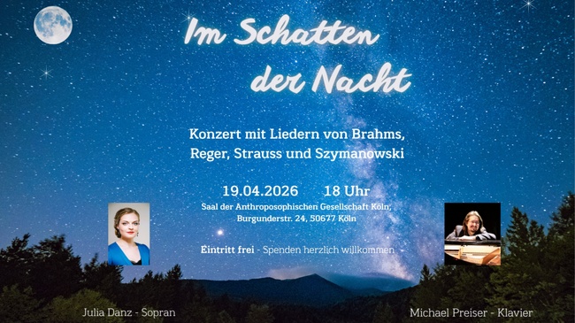 Im Schatten der Nacht - Liederabend
