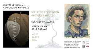 Vernissage: "Verborgene Kristalle" - mit Lesung, Musik & Visuals - Seelenspiegelungen - Wort trifft Bild