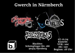 Gwerch in Närmberch: Konzert mit StressimBus, Gateways und Screaming Skull